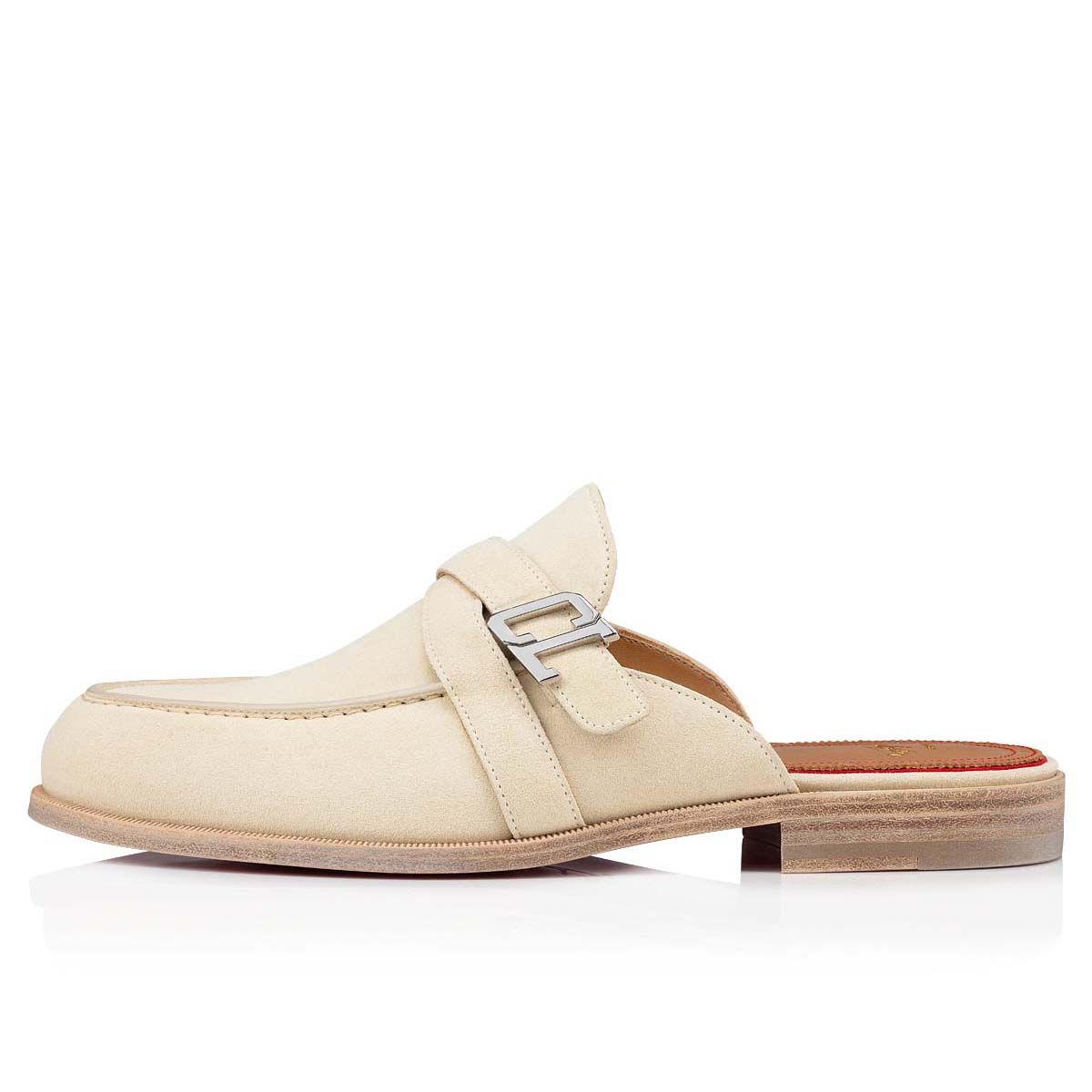 Mocassins Christian Louboutin Muloman Hombre Blancos | gcrOOn3s