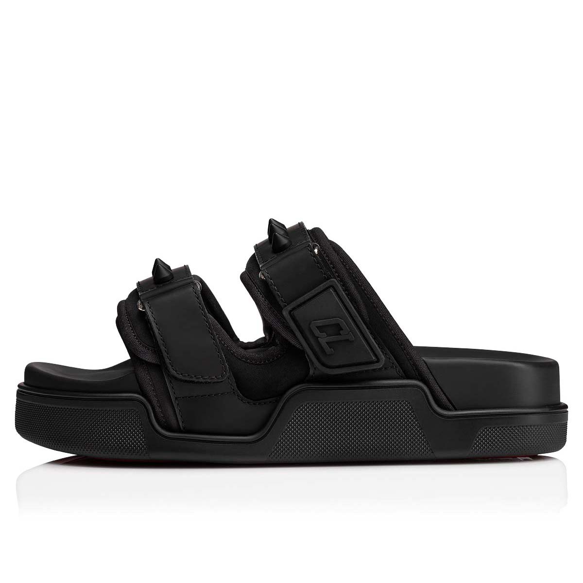 Sandalias de Diapositivas Christian Louboutin Daddy Pool Mujer Negros | 7BIvqH9w