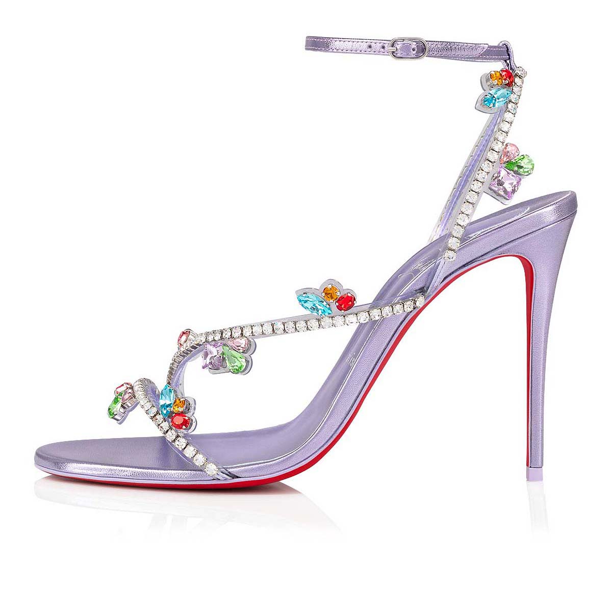 Sandalias de Diapositivas Christian Louboutin Joli Queen Mujer Morados | DzkMaVj5