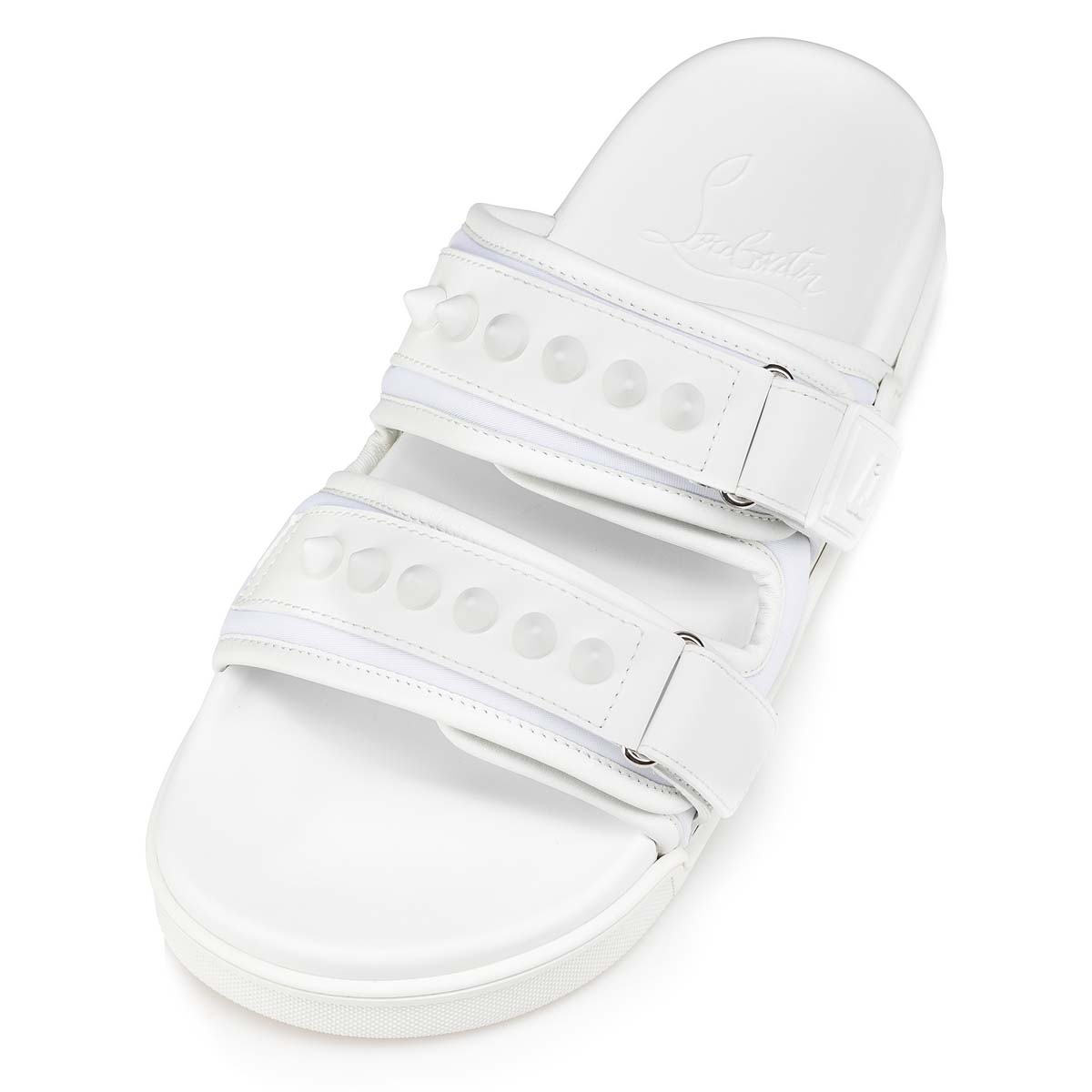 Sandalias de Diapositivas Christian Louboutin Daddy Pool Mujer Blancos | mTD1uTNU