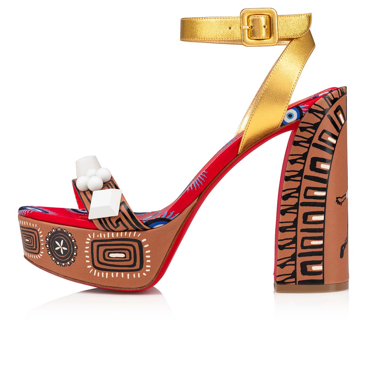 Tacones Christian Louboutin Movida Athina Mujer Multicolor | ZCAjxWra