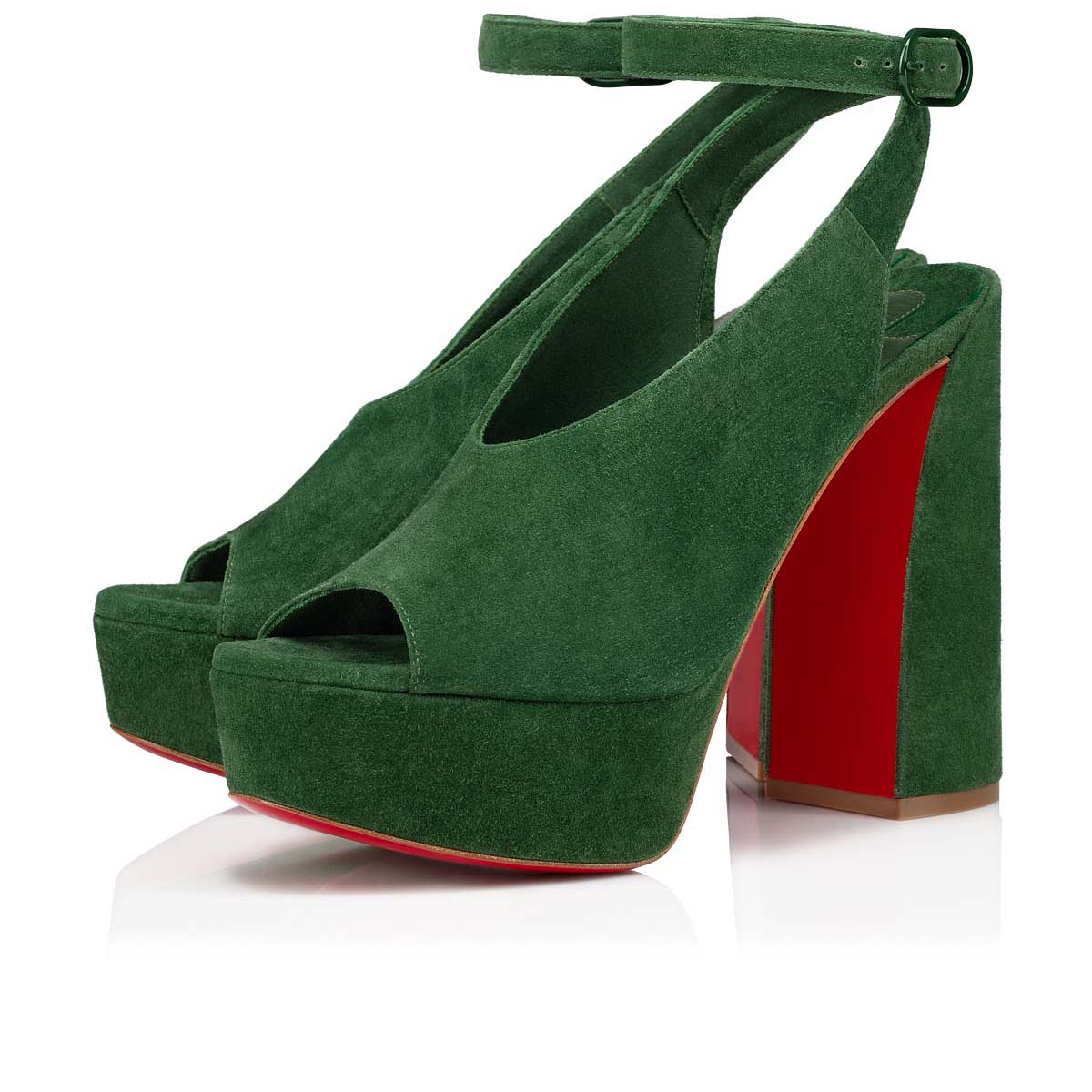 Tacones Christian Louboutin Movida Irina Mujer Verdes | 6luT9kcn