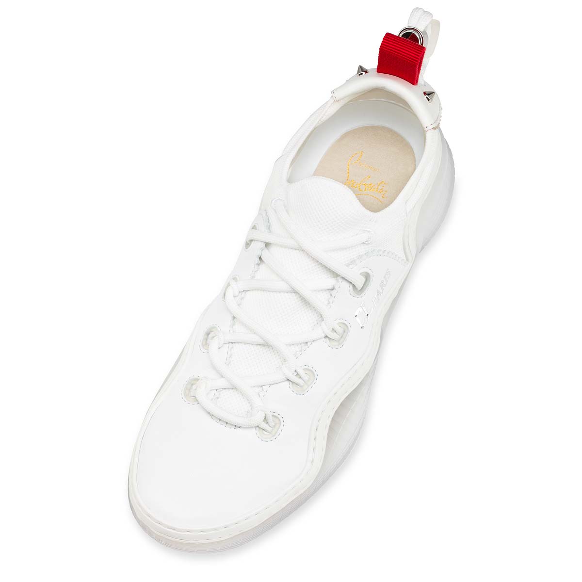 Tenis Christian Louboutin Arpoador Mujer Blancos | YkAsnQzE