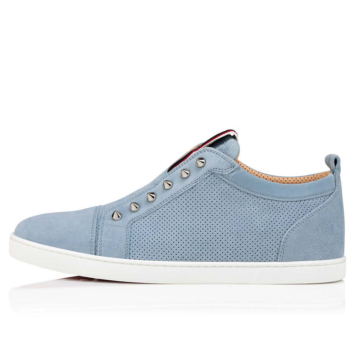 Tenis Christian Louboutin F.A.V Fique A Vontade Hombre Grises | Qwlun7hk