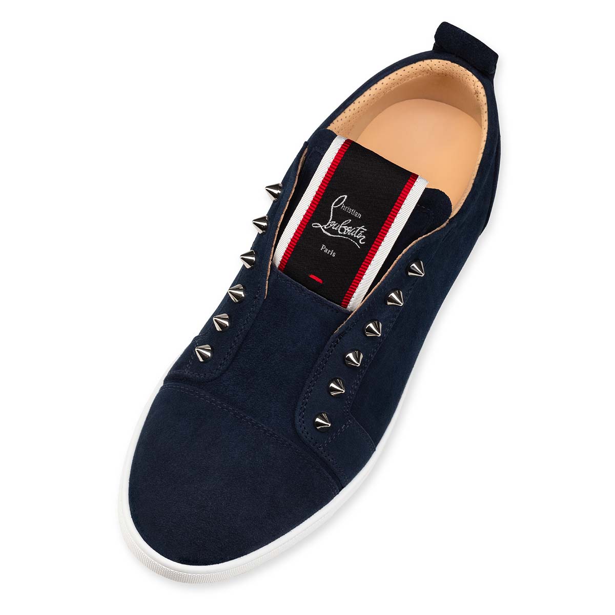 Tenis Christian Louboutin F.A.V Fique A Vontade Hombre Azul Marino | TJrbAcbt