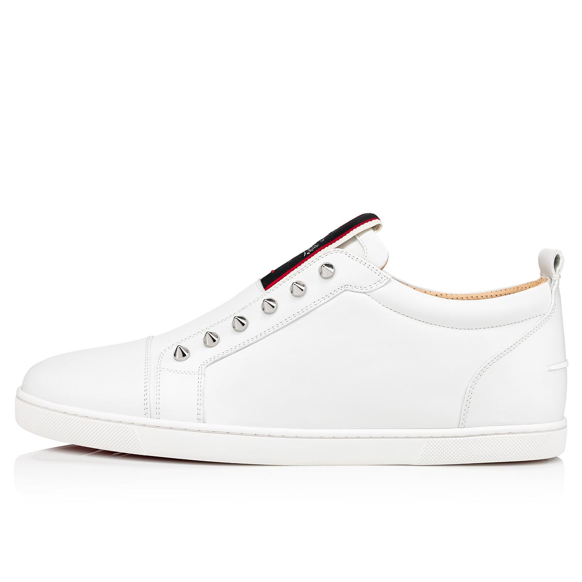 Tenis Christian Louboutin F.A.V Fique A Vontade Hombre Blancos | TK10Dc1j