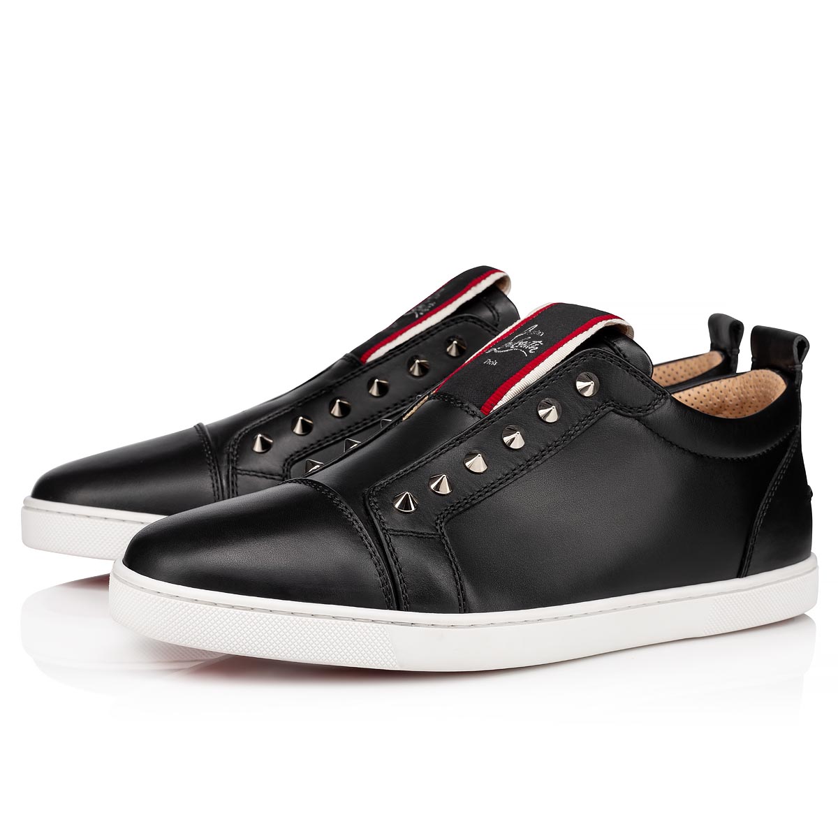 Tenis Christian Louboutin F.A.V Fique A Vontade Hombre Negros | XNTiptOF