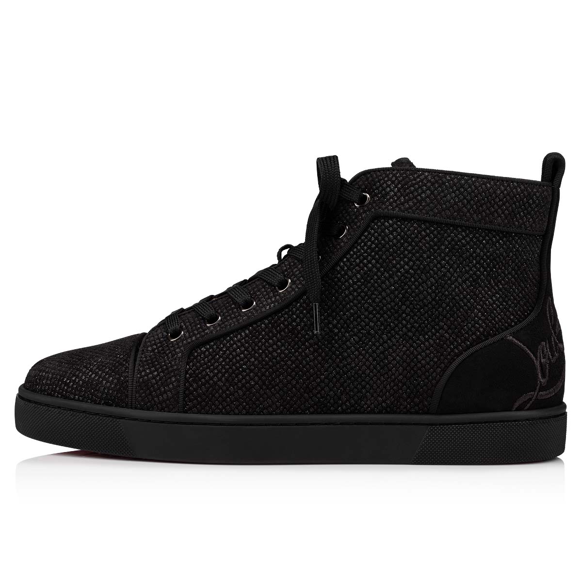 Tenis Christian Louboutin Fun Louis Hombre Negros | 0Xl17xi8