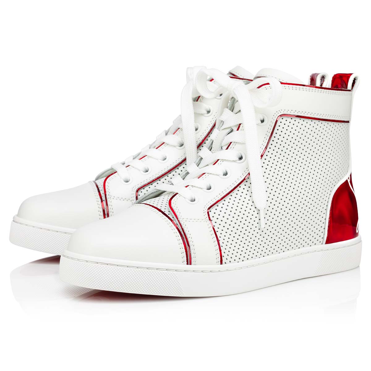 Tenis Christian Louboutin Fun Louis Mujer Blancos | u2cUVPke