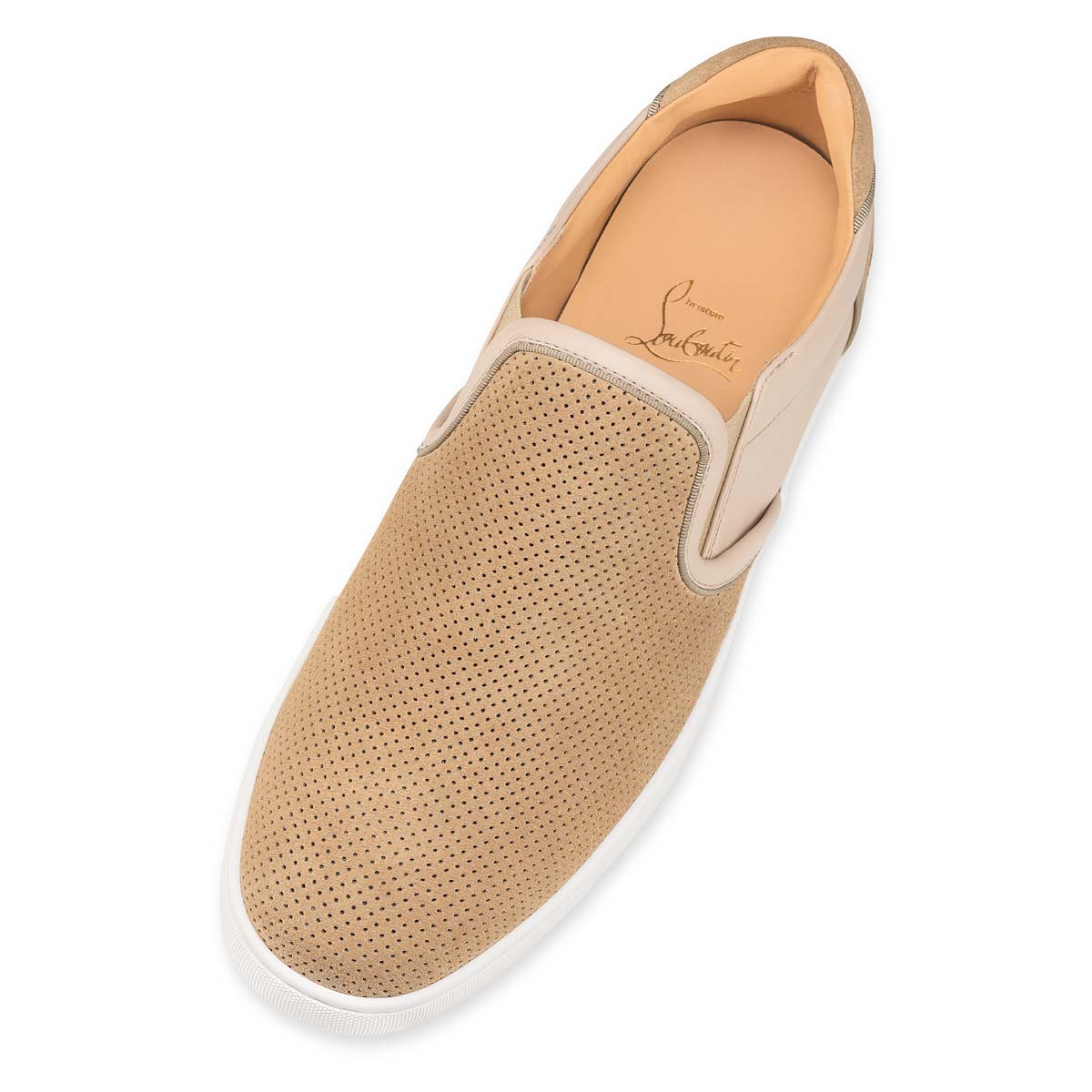 Tenis Christian Louboutin Fun Sailor Barco Hombre Beige | PYXTIV1l