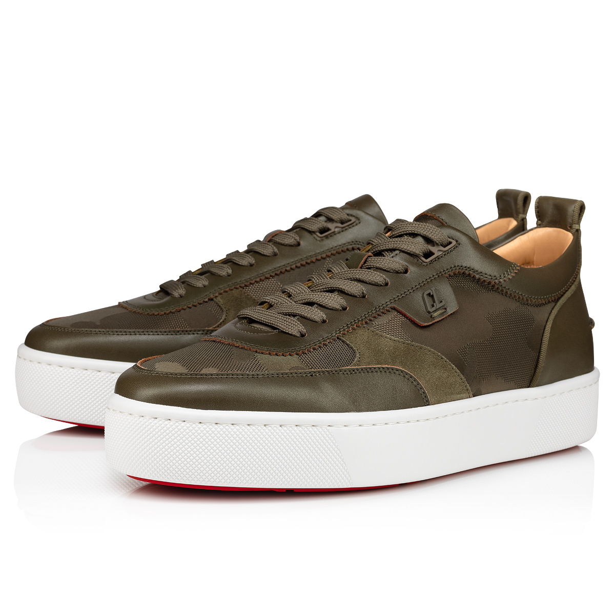 Tenis Christian Louboutin Happyrui Hombre Marrom | tdn0DoCK