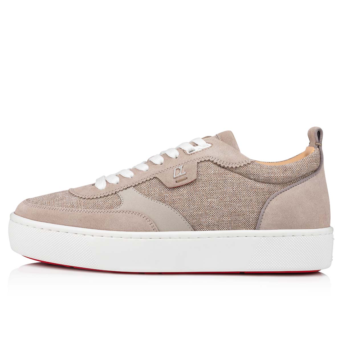 Tenis Christian Louboutin Happyrui Hombre Beige | zhg32tL2