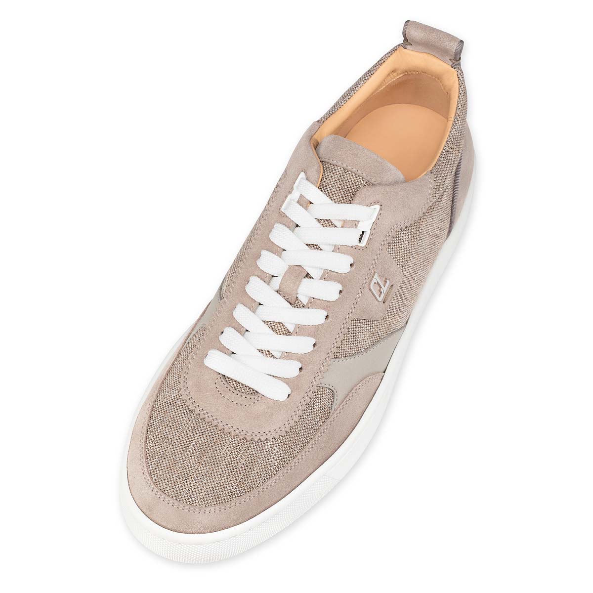 Tenis Christian Louboutin Happyrui Hombre Beige | zhg32tL2