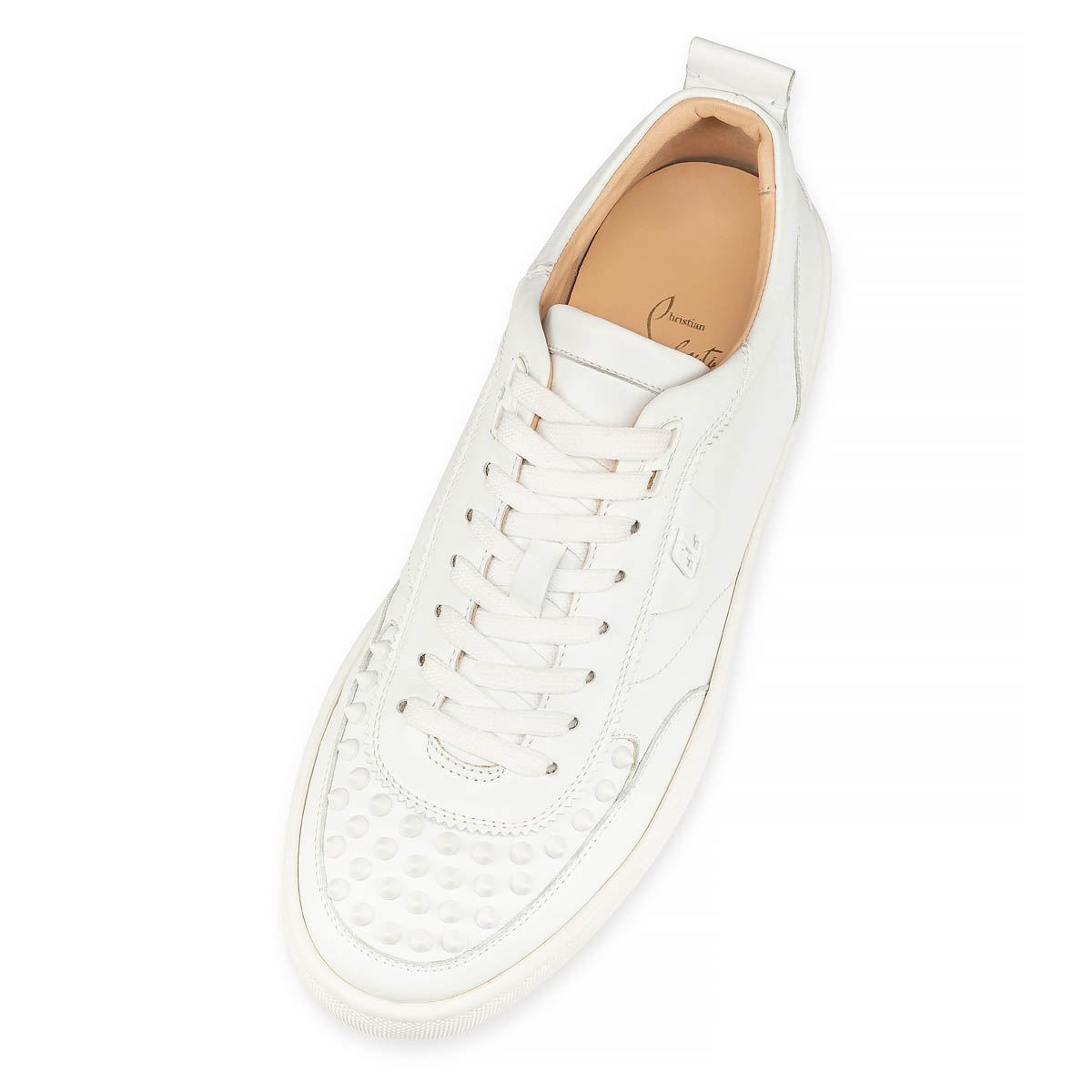 Tenis Christian Louboutin Happyrui Spikes Hombre Blancos | zX5flRz7