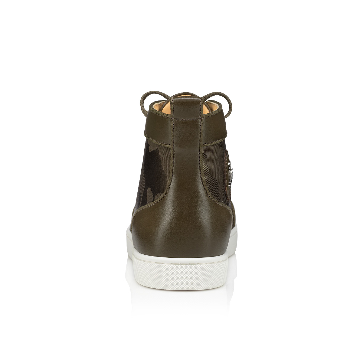 Tenis Christian Louboutin Lou Spikes Hombre Marrom | WOD3OUqw