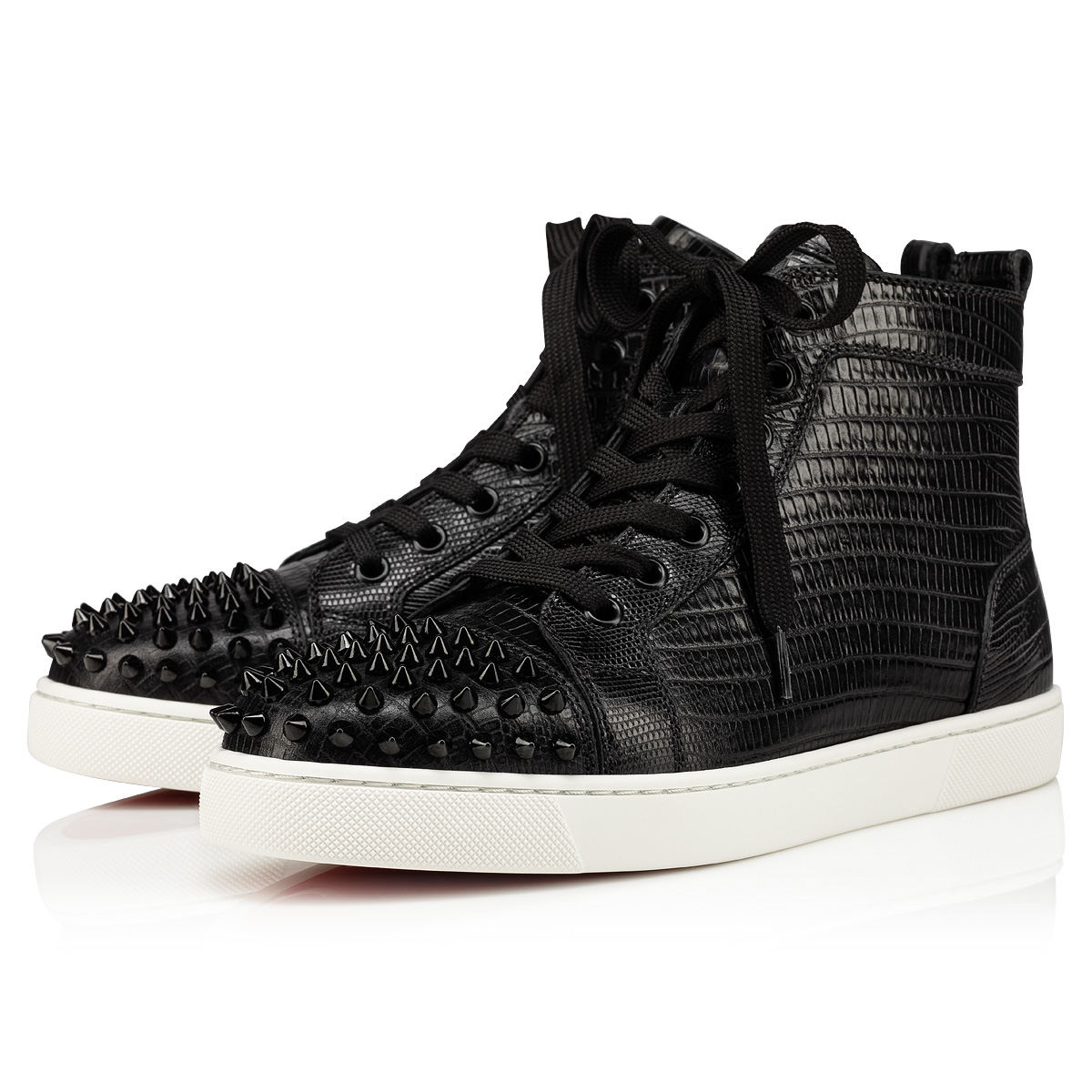 Tenis Christian Louboutin Lou Spikes Mujer Negros | AwJawPF6