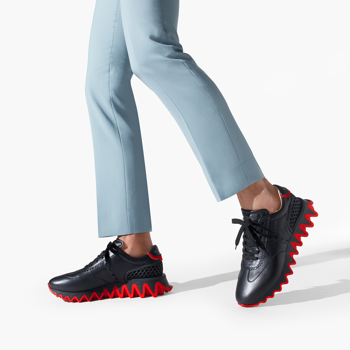 Tenis Christian Louboutin Loubishark Man Hombre Negros | La1QLfXF