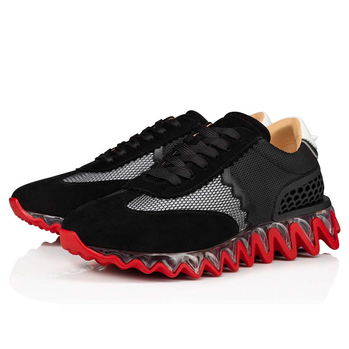 Tenis Christian Louboutin Loubishark Man Hombre Negros | LbpTIktj