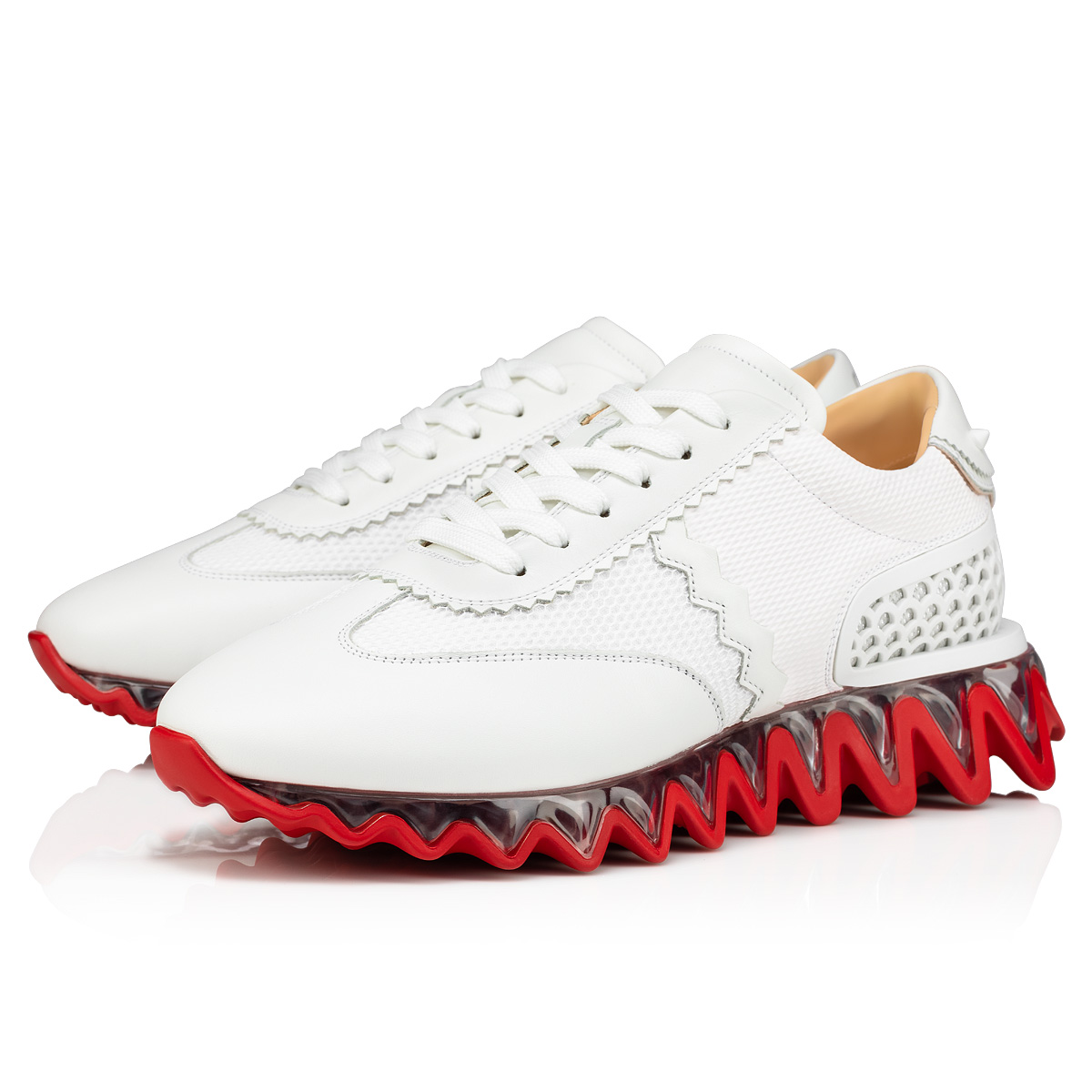 Tenis Christian Louboutin Loubishark Man Hombre Blancos | ruzKCmlx