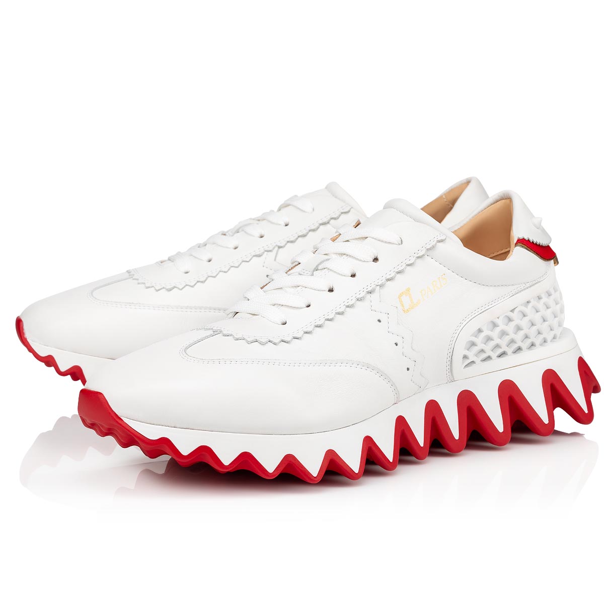 Tenis Christian Louboutin Loubishark Man Hombre Blancos | uHbszAVQ