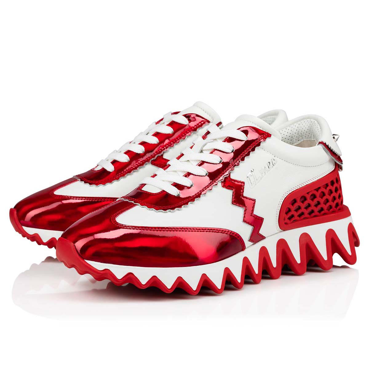 Tenis Christian Louboutin Loubishark Mujer Rojos | 4DqOW5Cc