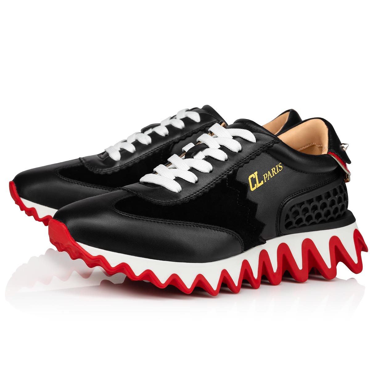 Tenis Christian Louboutin Loubishark Mujer Negros | GHzvsefR