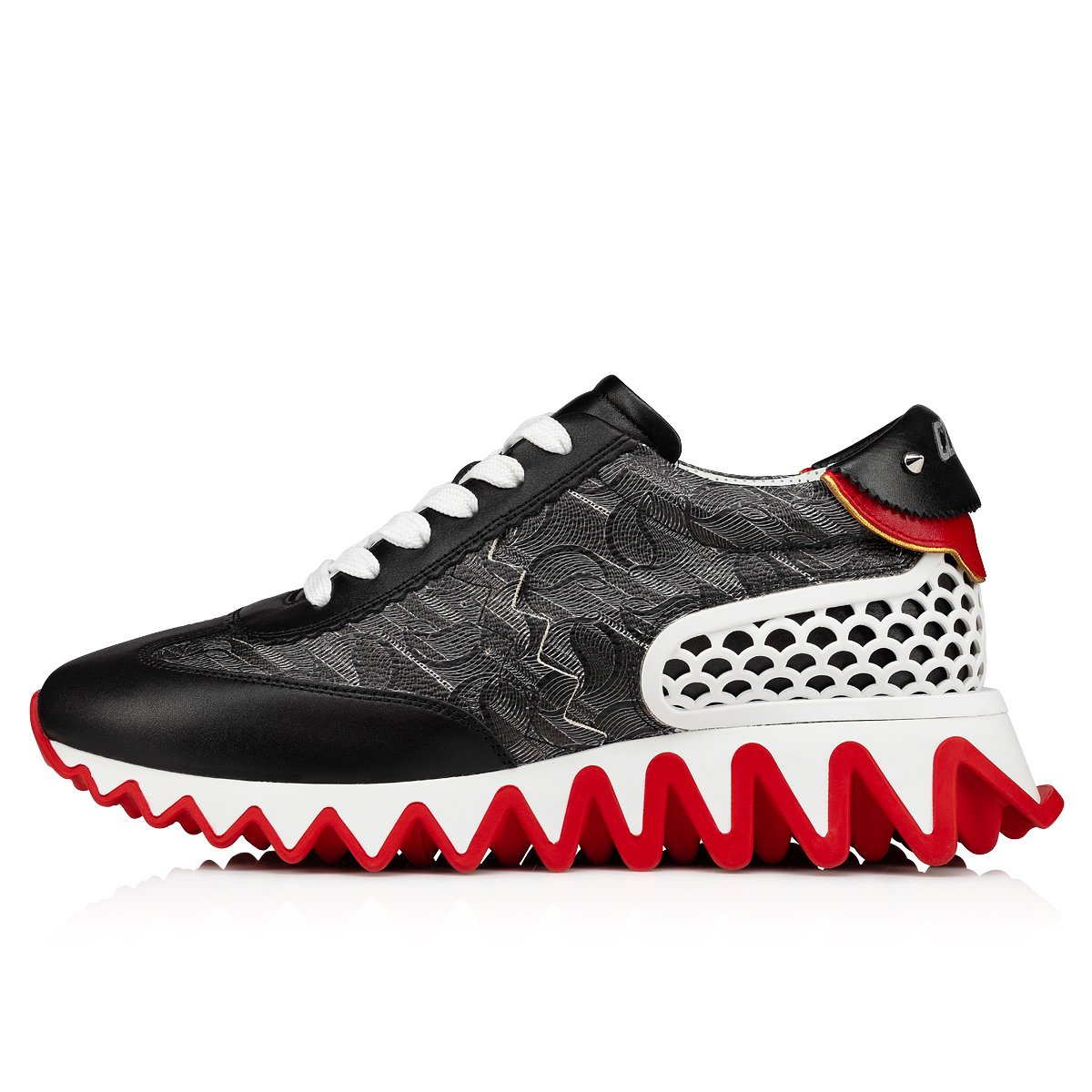 Tenis Christian Louboutin Loubishark Mujer Negros | H5f6fhzO