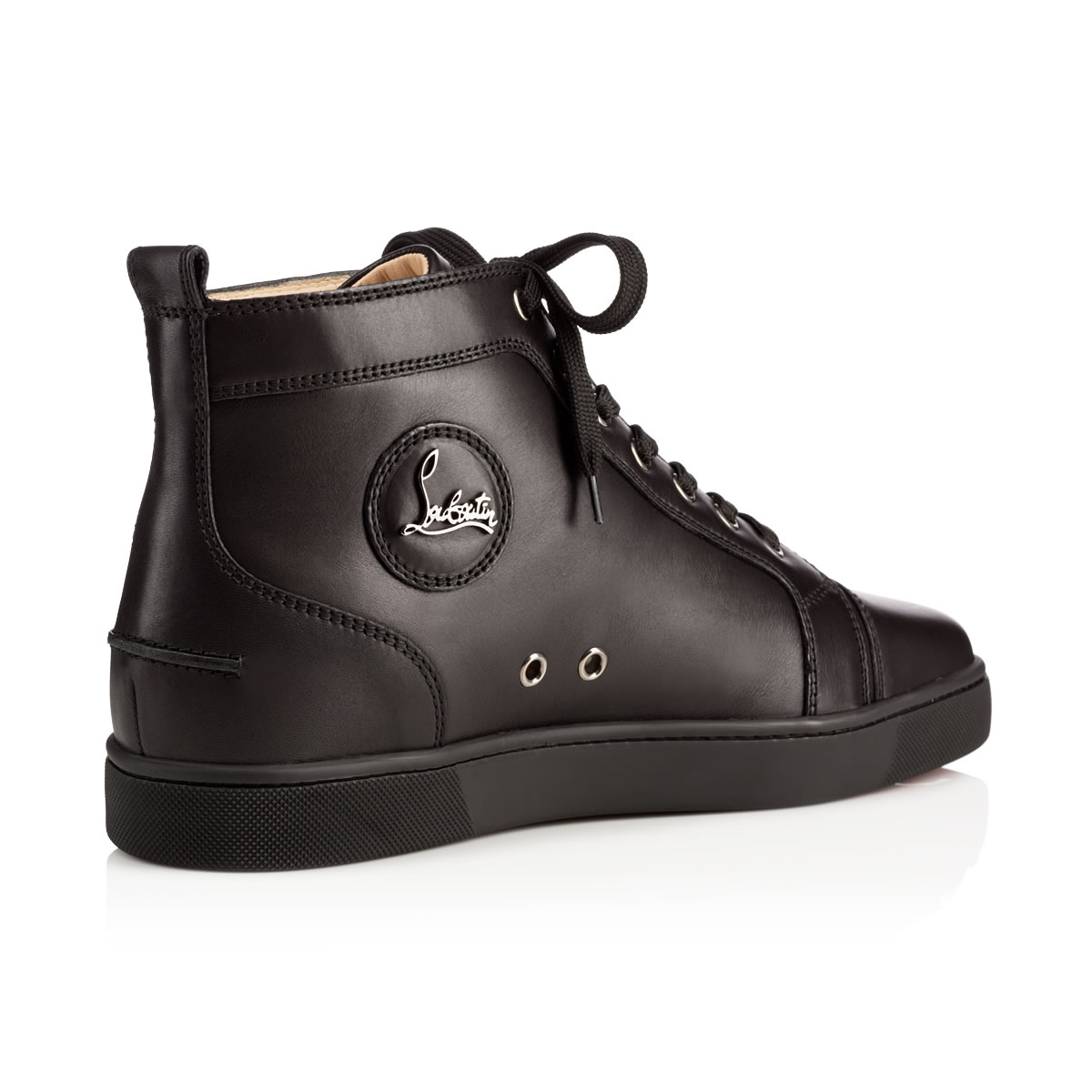 Tenis Christian Louboutin Louis Hombre Negros | TT635mqp