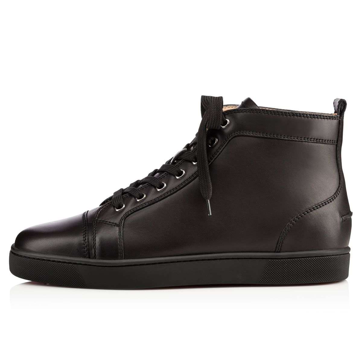 Tenis Christian Louboutin Louis Hombre Negros | TT635mqp