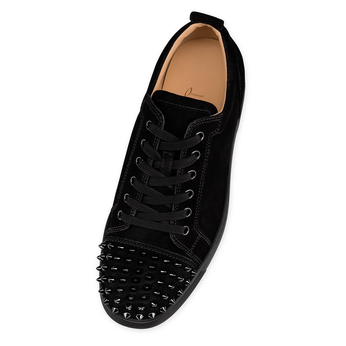 Tenis Christian Louboutin Louis Junior Spikes Hombre Negros | 6VzPXPDP