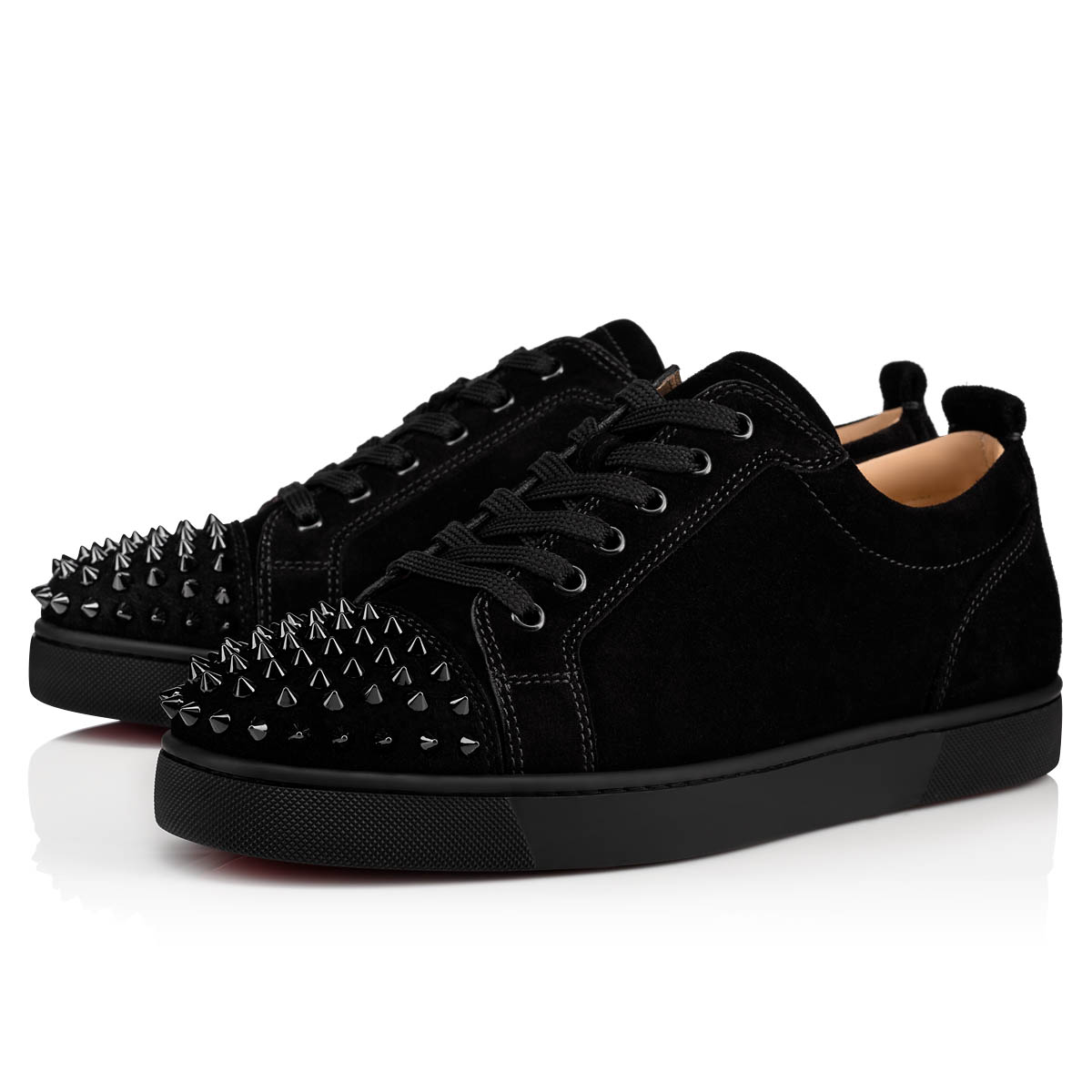 Tenis Christian Louboutin Louis Junior Spikes Hombre Negros | 6VzPXPDP