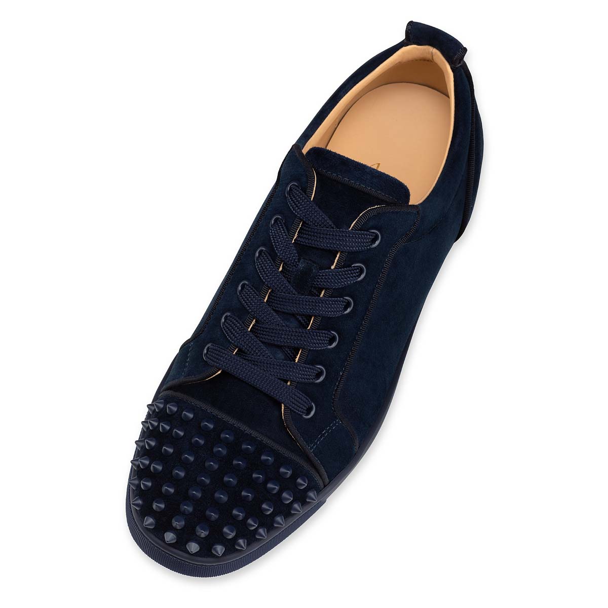 Tenis Christian Louboutin Louis Junior Spikes Hombre Azules Azules | TEzUHXJm