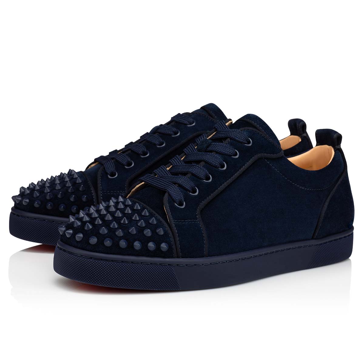 Tenis Christian Louboutin Louis Junior Spikes Hombre Azules Azules | TEzUHXJm