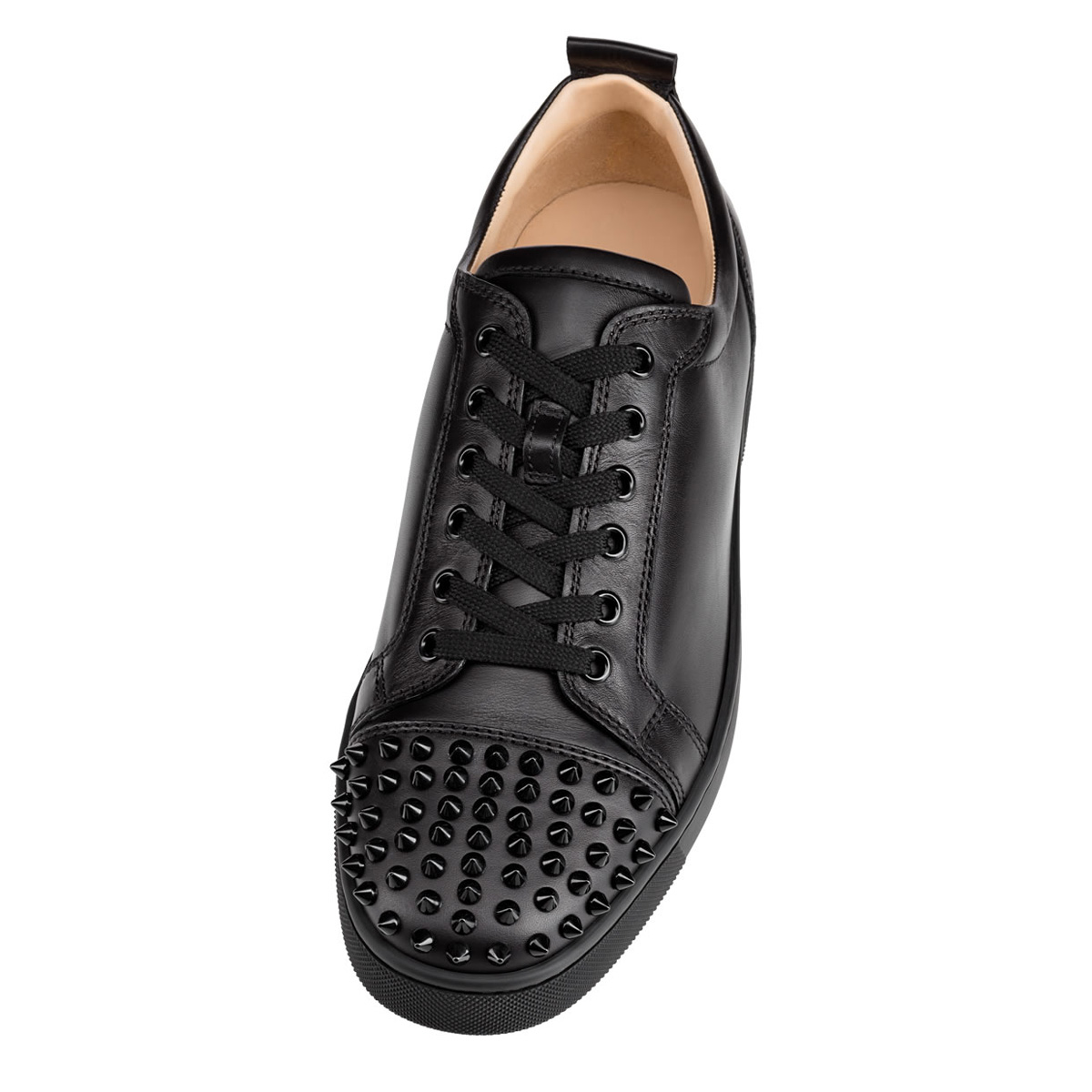 Tenis Christian Louboutin Louis Junior Spikes Hombre Negros | oXo17Ymf