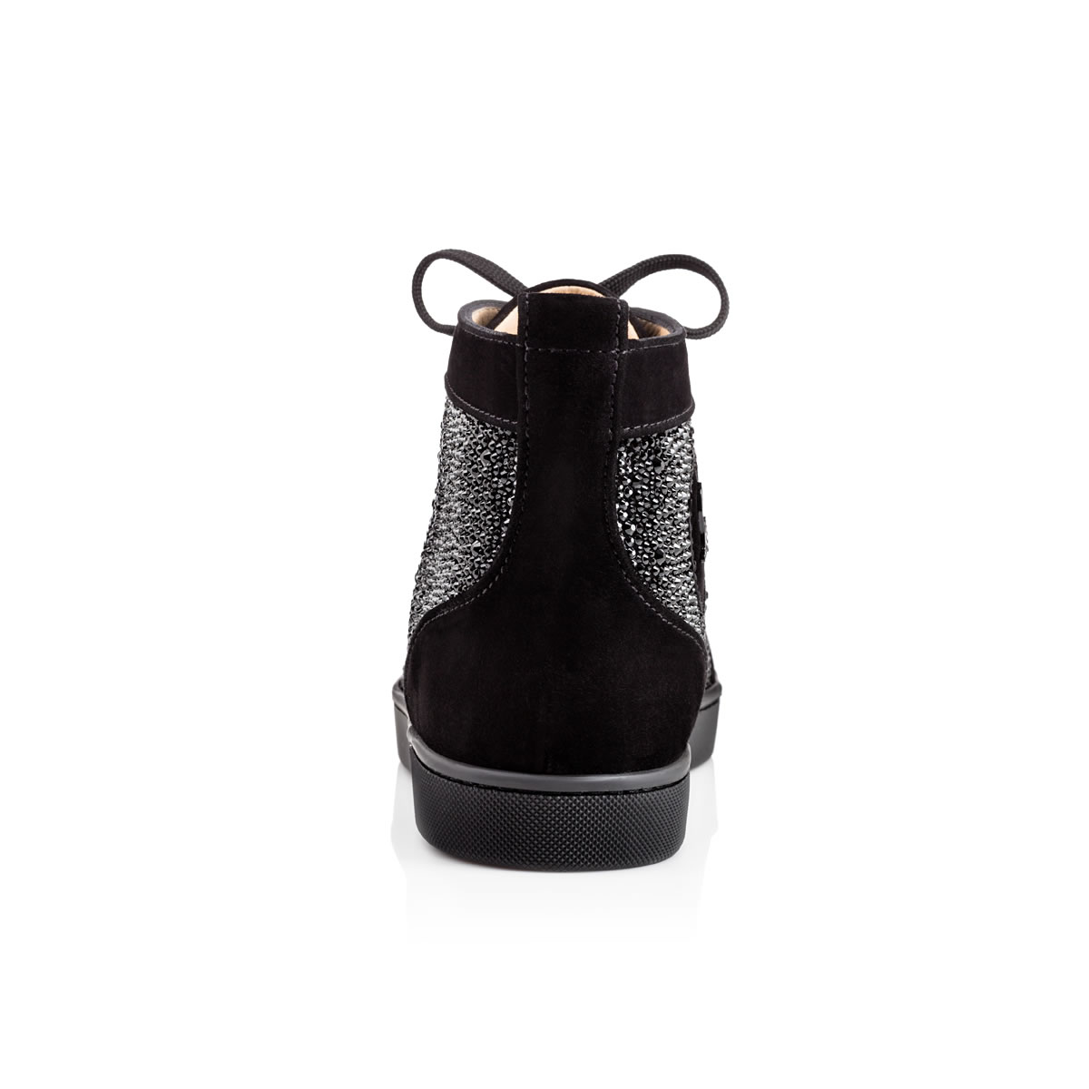 Tenis Christian Louboutin Louis Strass Hombre Negros | IqIqGnpy