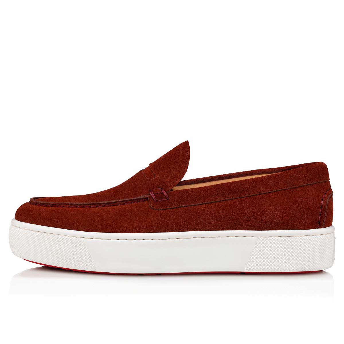 Tenis Christian Louboutin Paqueboat Hombre Marrom | 3OnZCOBE