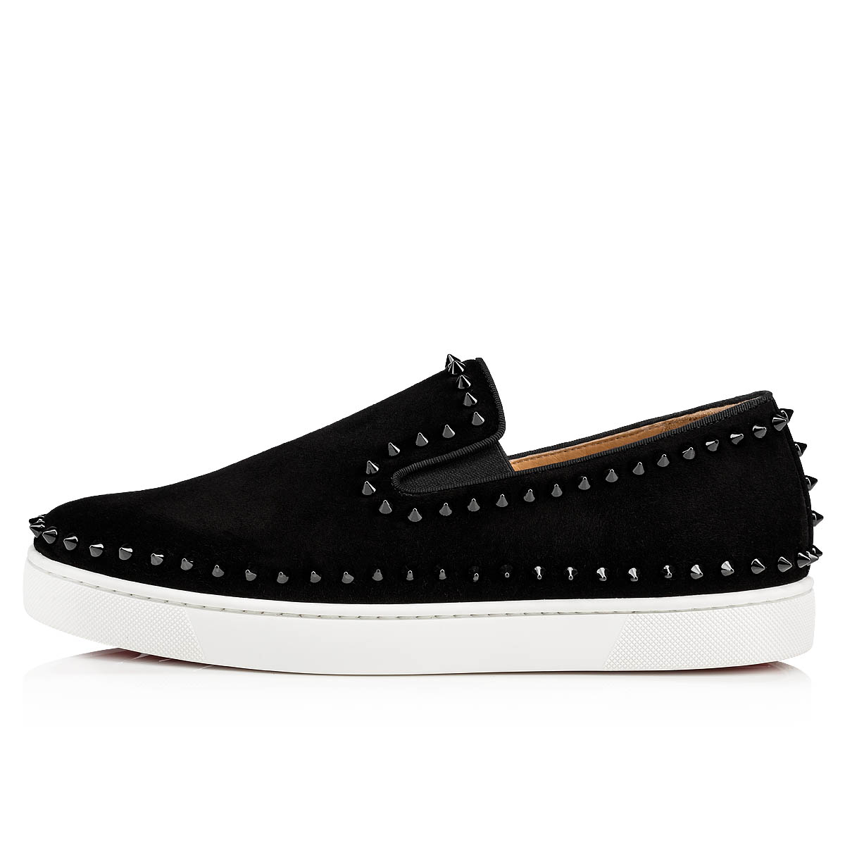 Tenis Christian Louboutin Pik Barco Hombre Negros | 6tcjScEk