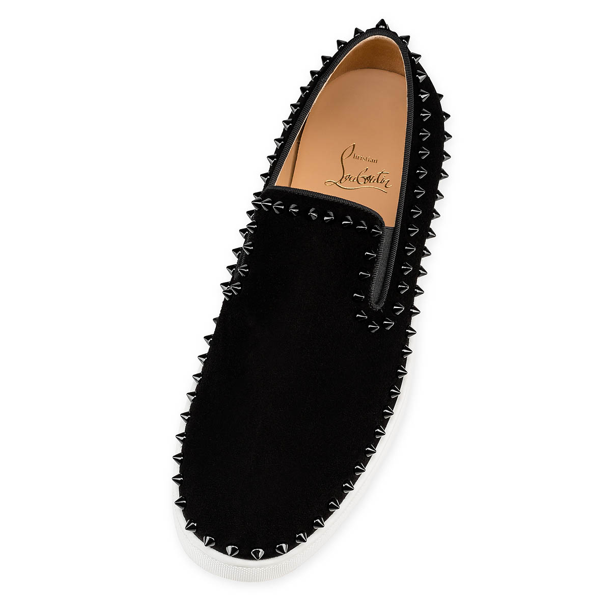 Tenis Christian Louboutin Pik Barco Hombre Negros | 6tcjScEk