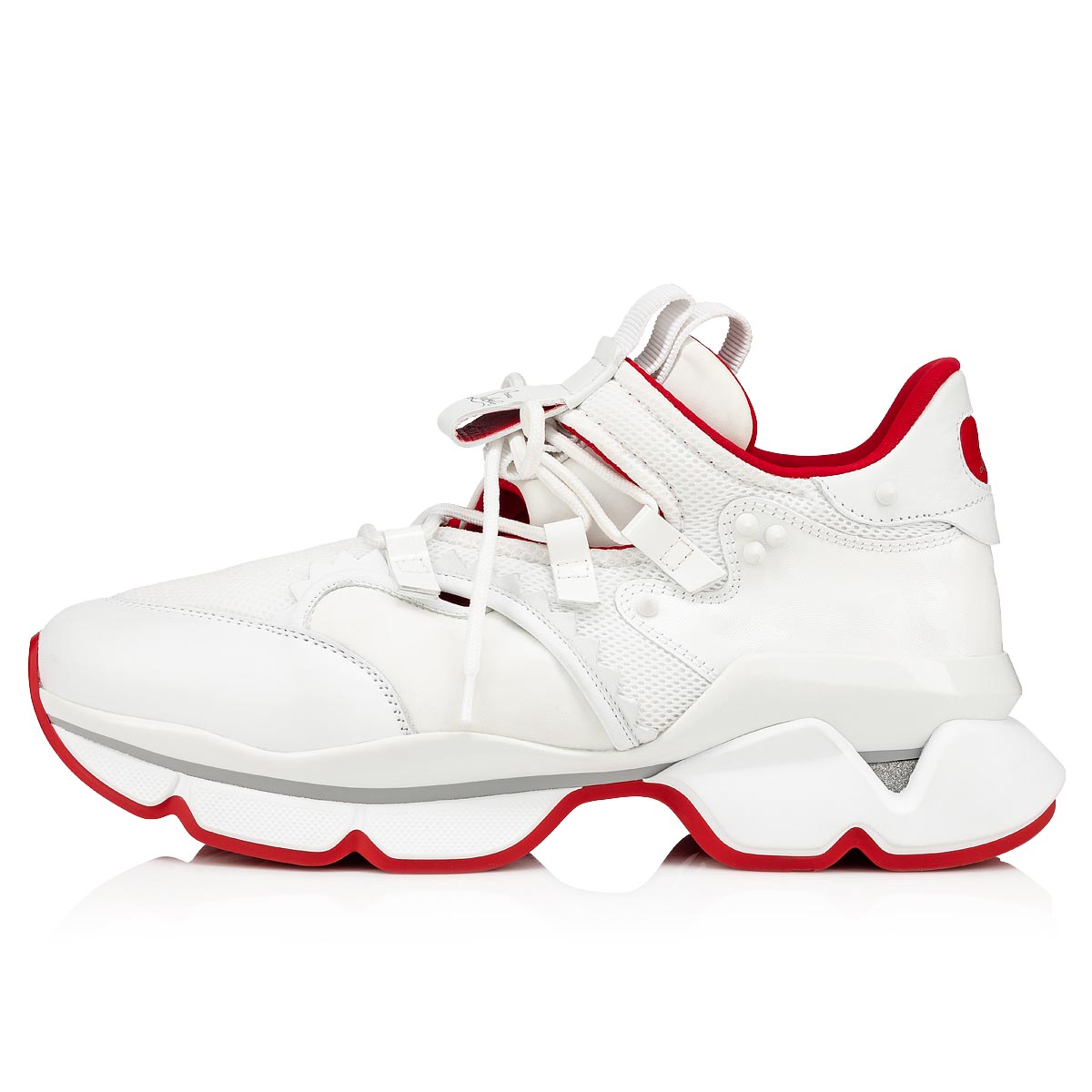 Tenis Christian Louboutin Red-runner Hombre Blancos | UHYvUzbb