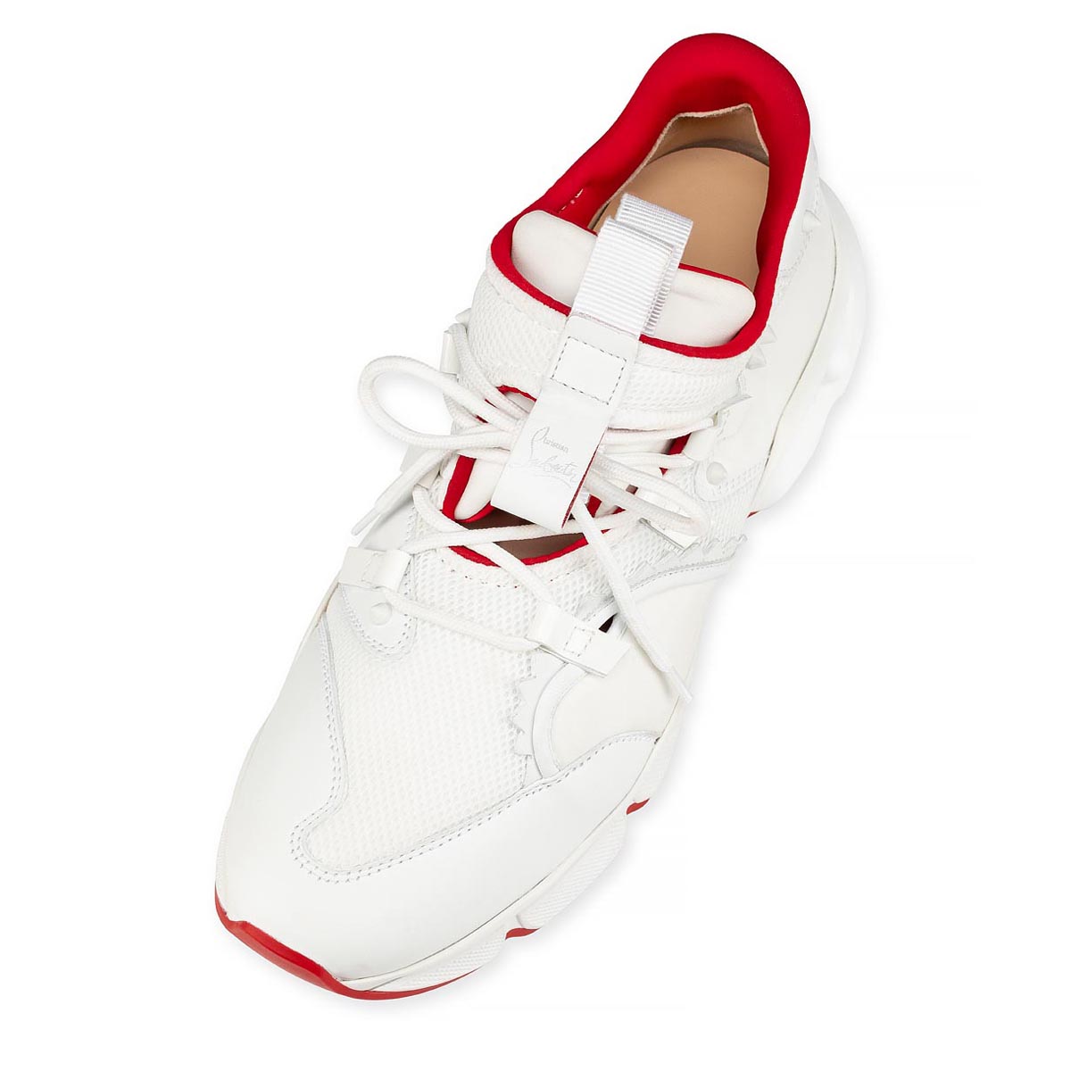 Tenis Christian Louboutin Red-runner Hombre Blancos | UHYvUzbb