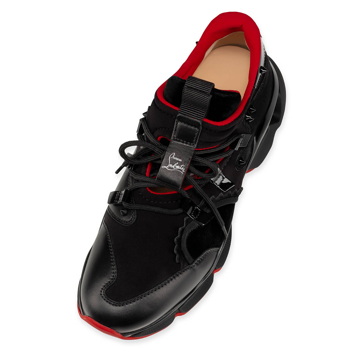 Tenis Christian Louboutin Red-runner Hombre Negros | skTfTfgn