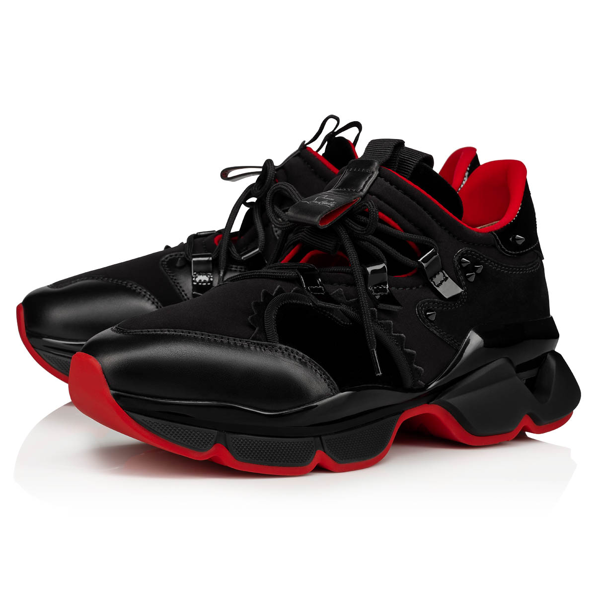 Tenis Christian Louboutin Red-runner Hombre Negros | skTfTfgn