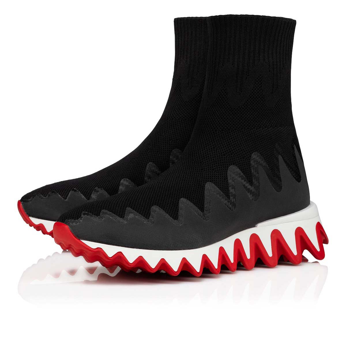 Tenis Christian Louboutin Sharky Sock Mujer Negros | UMn2F1KK