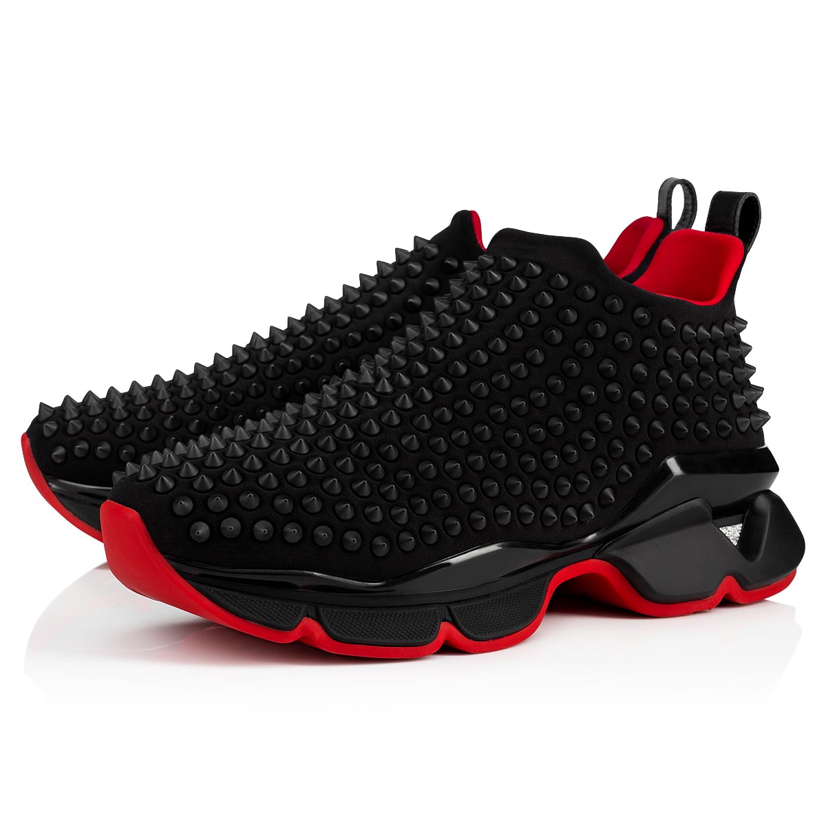 Tenis Christian Louboutin Spike Sock Mujer Negros Negros | xW85HanU