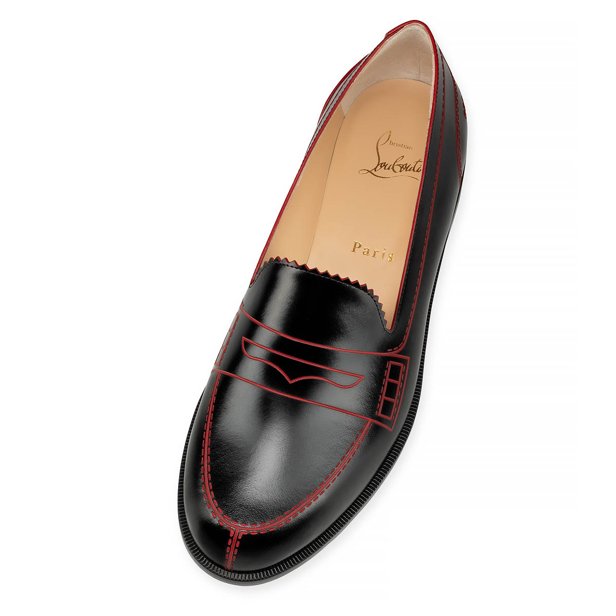 Tenis Planos Christian Louboutin Mocalaureat Mujer Negros | 3dCIBJr1