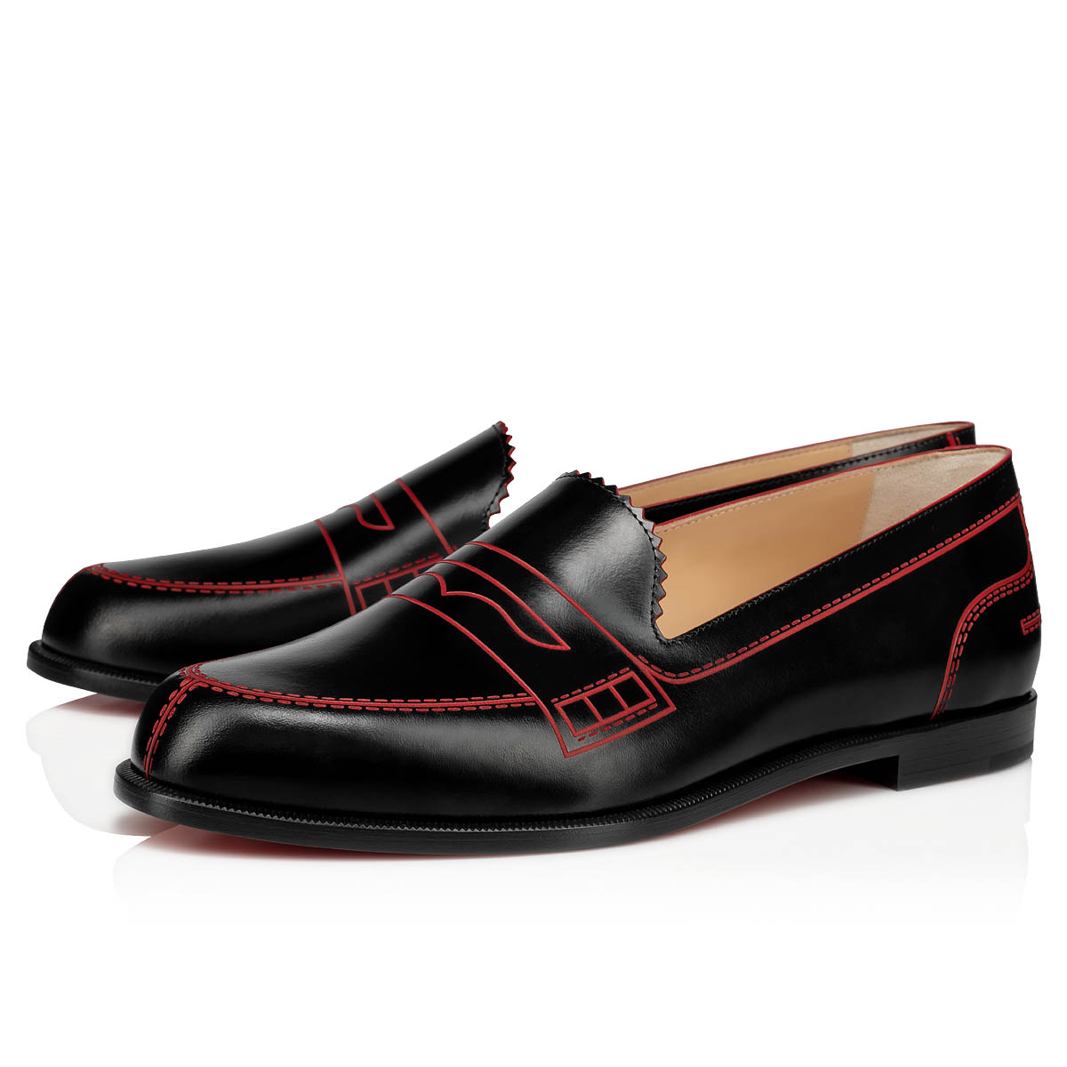 Tenis Planos Christian Louboutin Mocalaureat Mujer Negros | 3dCIBJr1