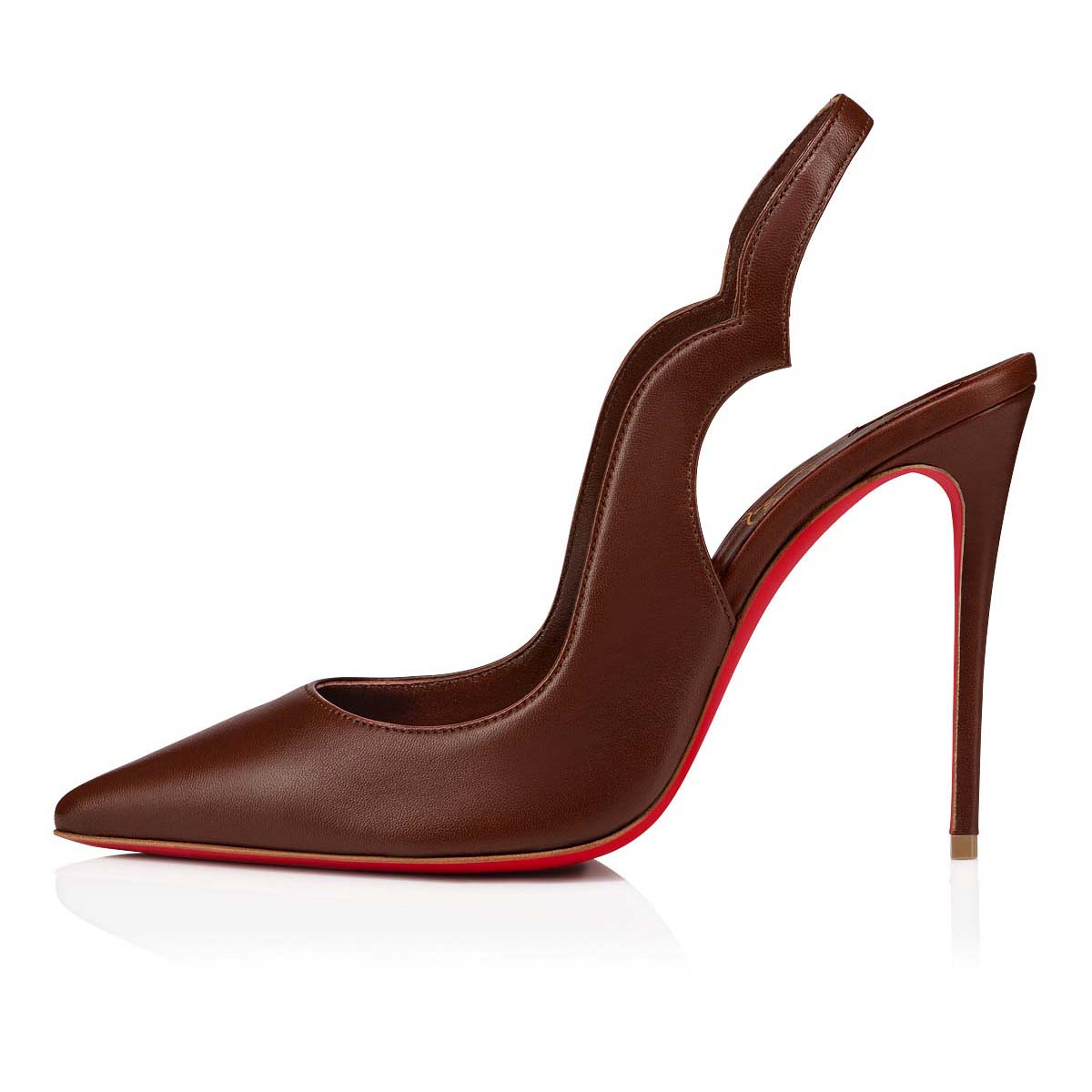 Zapatos De Salon Christian Louboutin Hot Chick Sling Mujer Beige | 8818VeXn