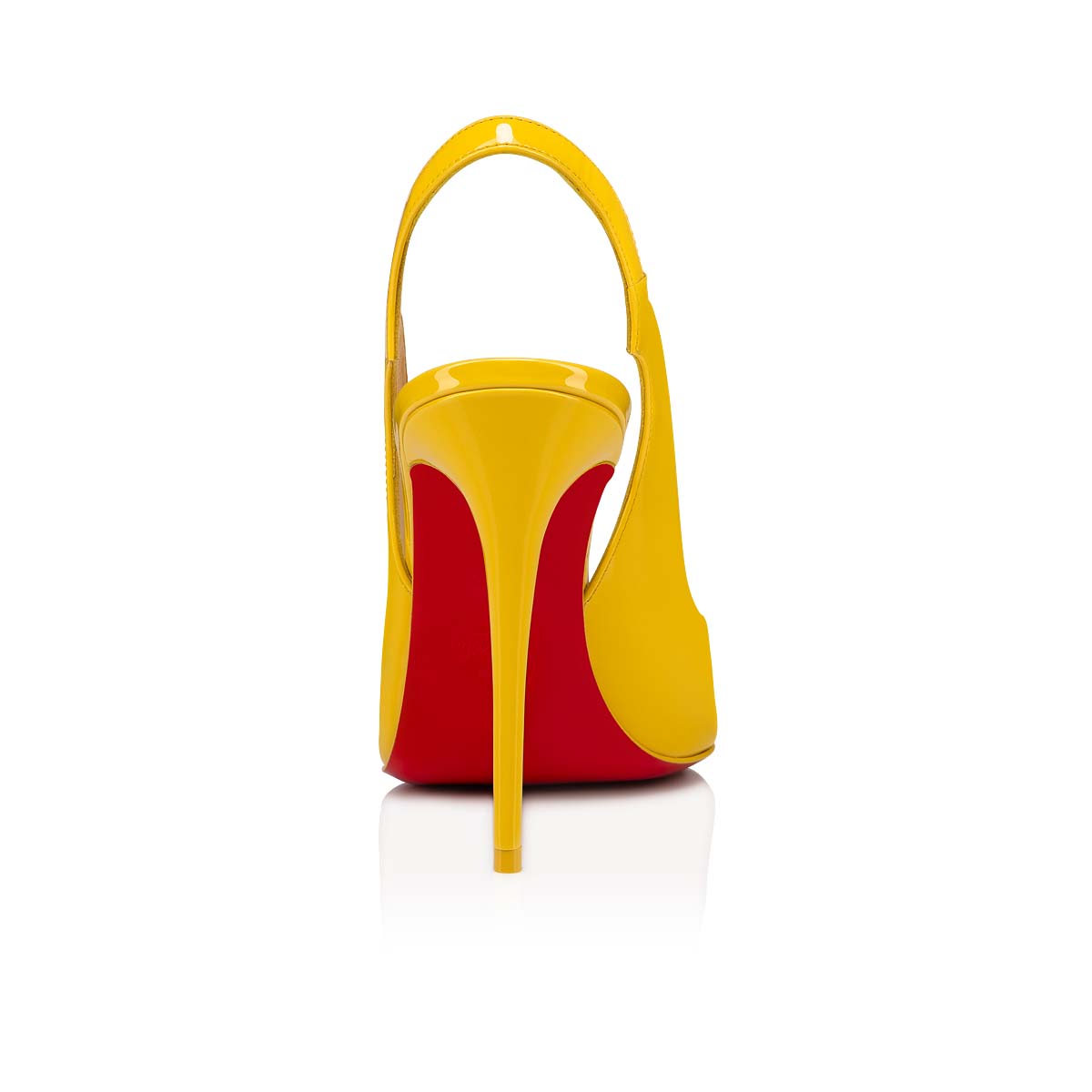 Zapatos De Salon Christian Louboutin Hot Chick Sling Mujer Amarillos | mx8GEm82