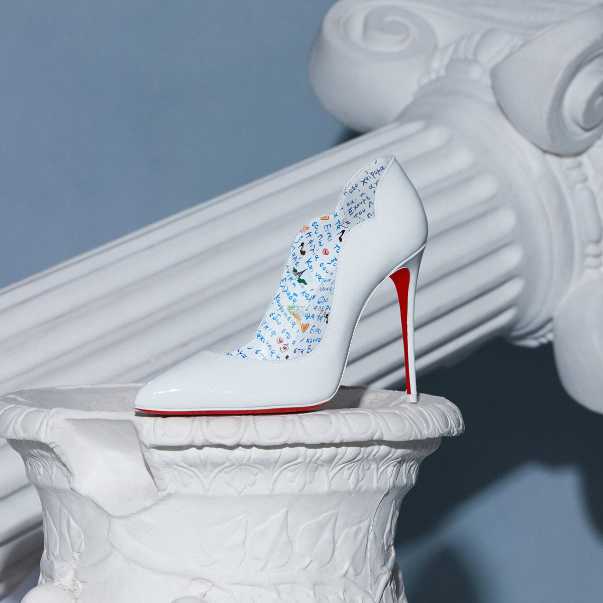 Zapatos De Salon Christian Louboutin Hot Chick Mujer Blancos | y1md75Oh