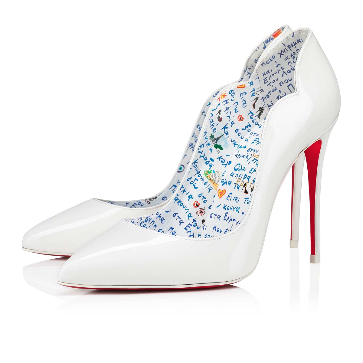 Zapatos De Salon Christian Louboutin Hot Chick Mujer Blancos | y1md75Oh